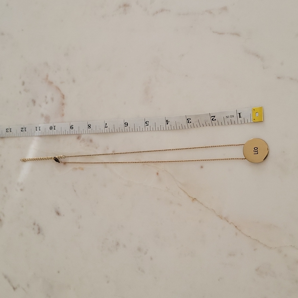 Gold Plated Leo Necklace